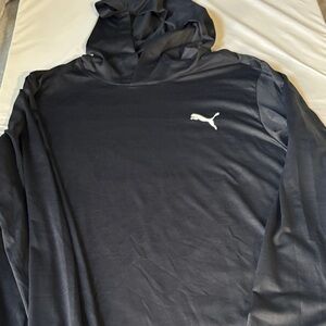 Puma Men's Dark Gray Hoodie